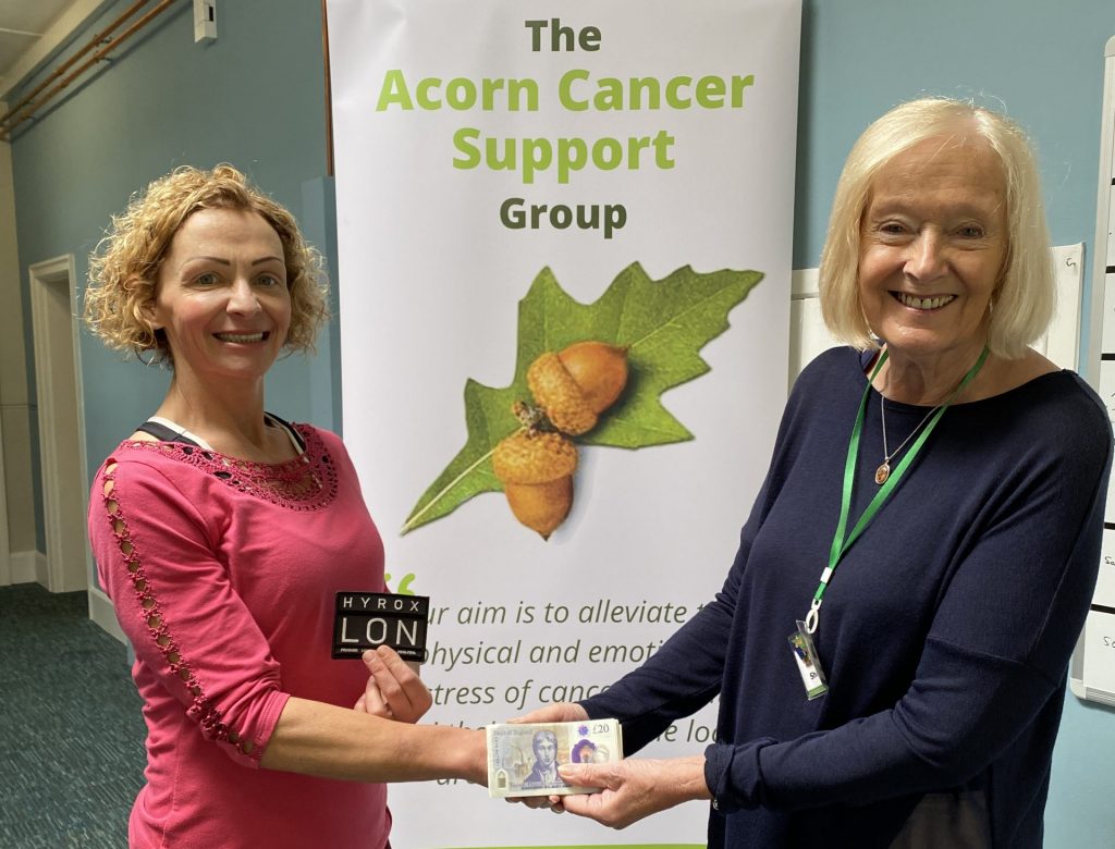 Beccy goes that extra kilometer for The Acorn Cancer Support Group!
