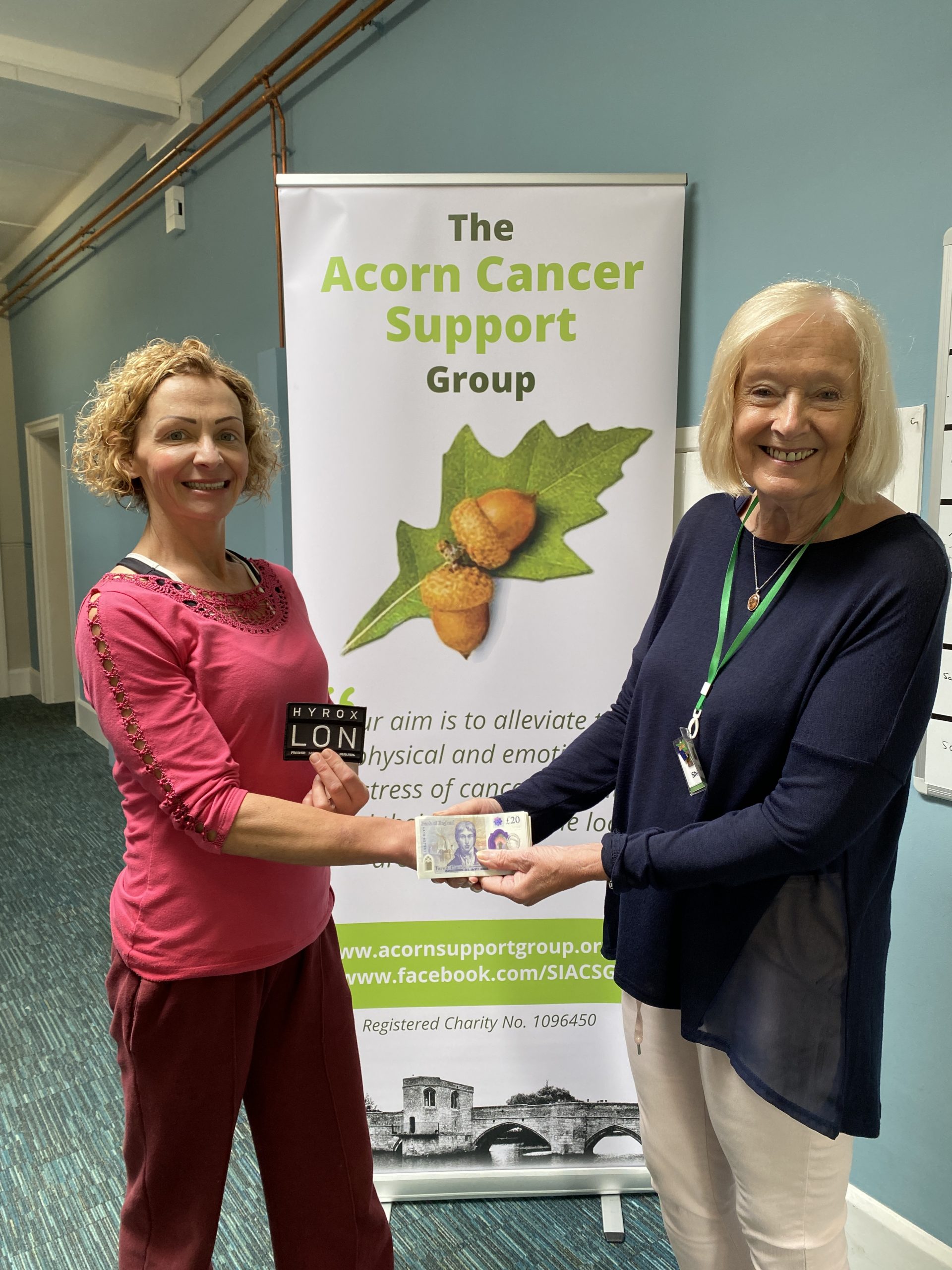 Beccy goes that extra kilometer for The Acorn Cancer Support Group!